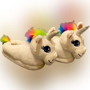 Justice Unicorn Slippers - size 2/3